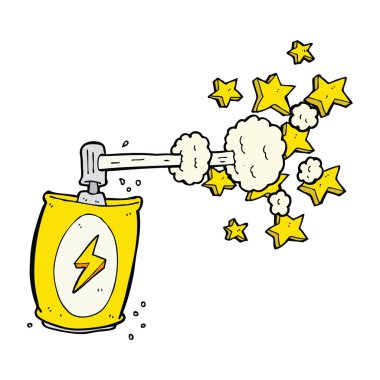 elle çizilmiş karikatür aerosol