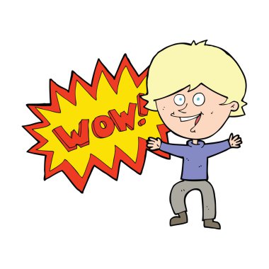 Hayret adam çizgi film