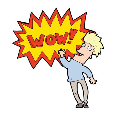 Hayret adam çizgi film