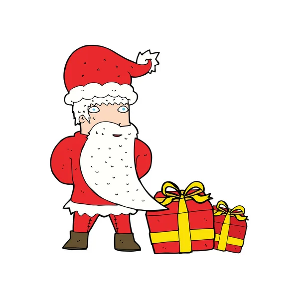 Dibujos animados Santa Claus — Vector de stock