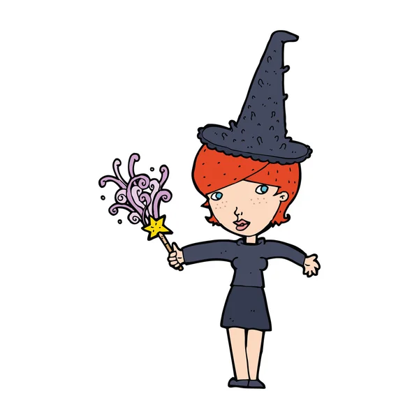 Хэллоуинская ведьма — стоковый вектор