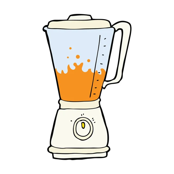 Cartoon juice blender — Stockvector