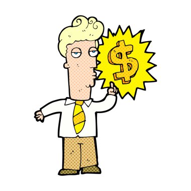 zengin bir adam çizgi film