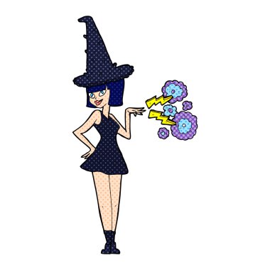 Çizgi Film Halloween cadı