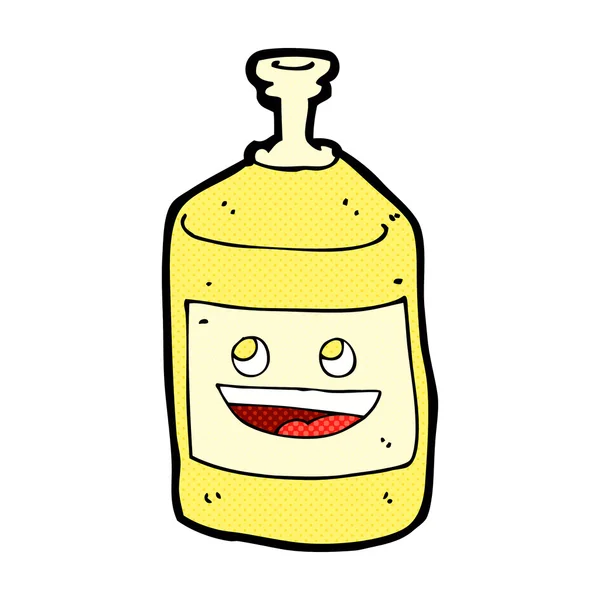 Botella de jugo de dibujos animados — Vector de stock