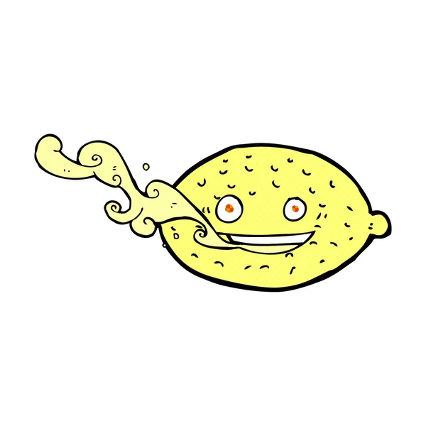 手工绘制的卡通柠檬 — 图库矢量图片
