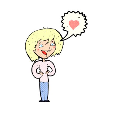 aşık kadın karikatür