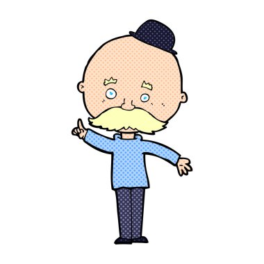 мультфільм людини в капелюсі казанок