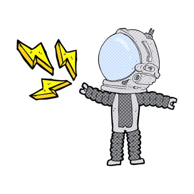 çizgi film uzay adamı