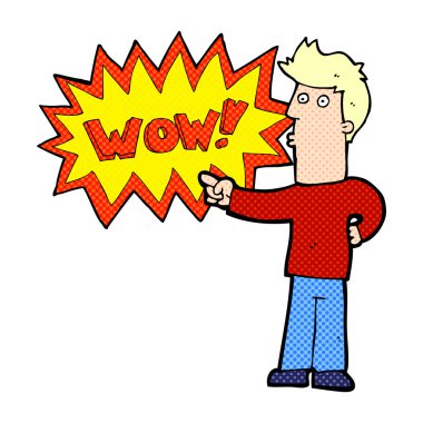 Hayret adam çizgi film