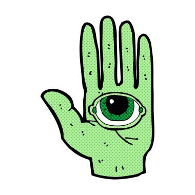 Çizgi Film ürkütücü el