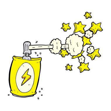 elle çizilmiş karikatür aerosol