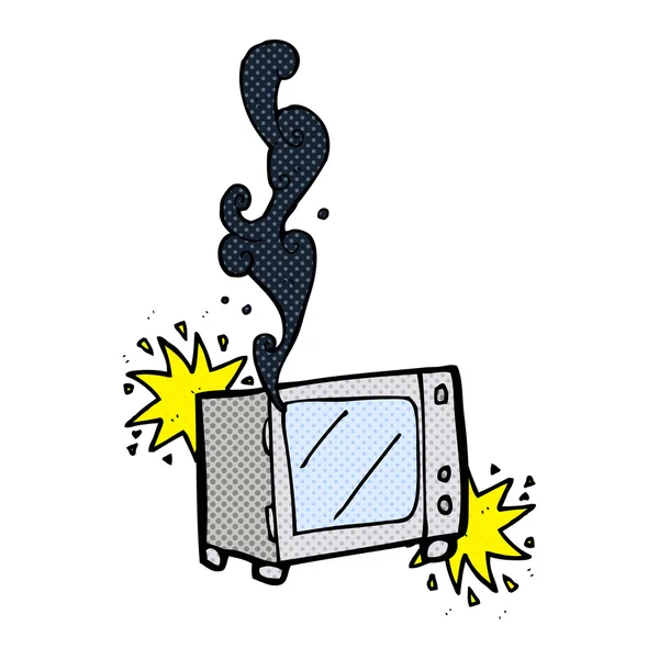 卡通爆炸微波 — 图库矢量图片