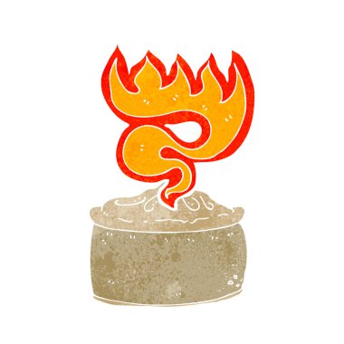 çizgi film sıcak pasta