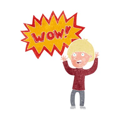 Hayret adam çizgi film