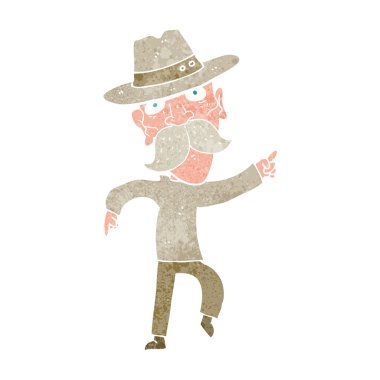 Şapkalı adam çizgi film