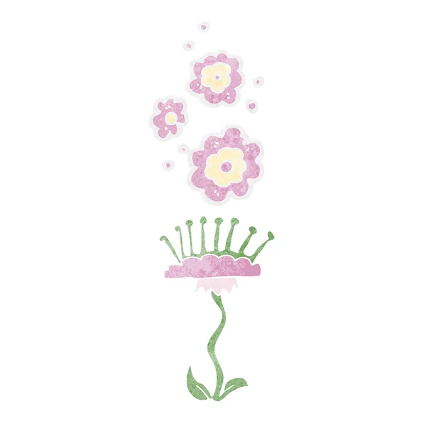 Dessin animé fleur parfumée — Image vectorielle