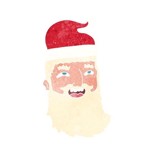 Cartoon laughing santa — Stock Vector