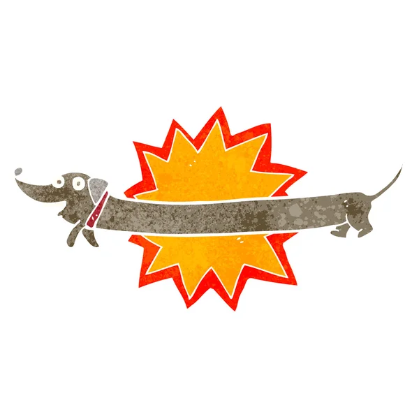 Bang! E 'un cane salsiccia. — Vettoriale Stock