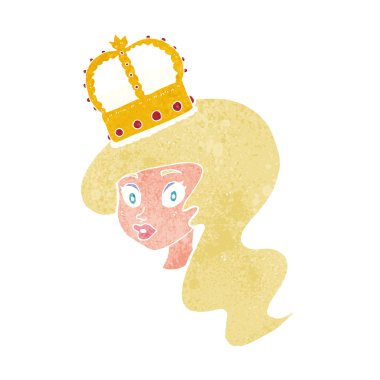 Taç takan bir çizgi film karakteri