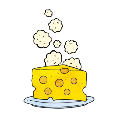 dokulu karikatür peynir