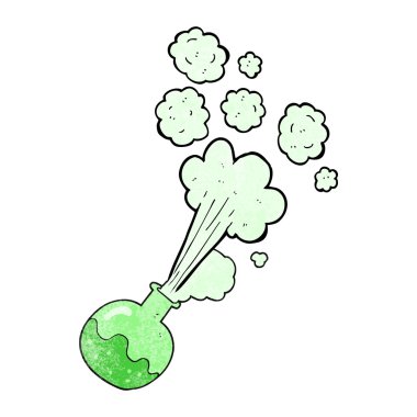 dokulu karikatür kimyasal reaksiyon