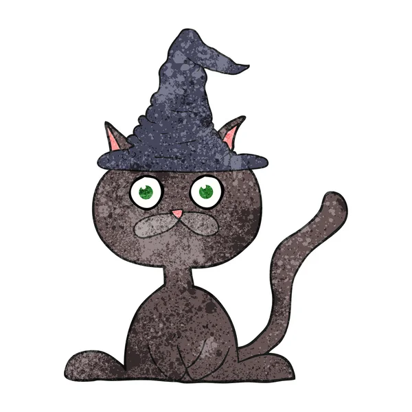 Texturált rajzfilm halloween macska — Stock Vector
