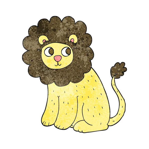 Cartoni animati carino leone — Vettoriale Stock