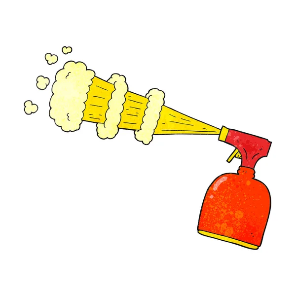 Getextureerde cartoon spray fles — Stockvector