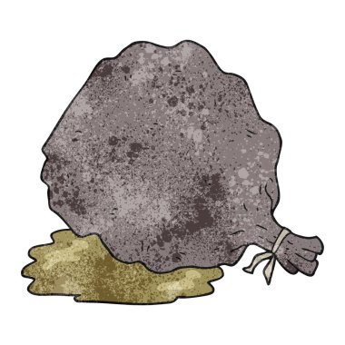 çöp çuvalı dokulu çizgi film