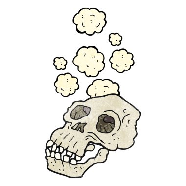 dokulu çizgi film Antik kafatası