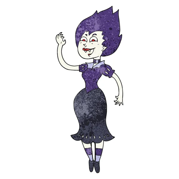 质感的卡通吸血鬼女孩 — 图库矢量图片