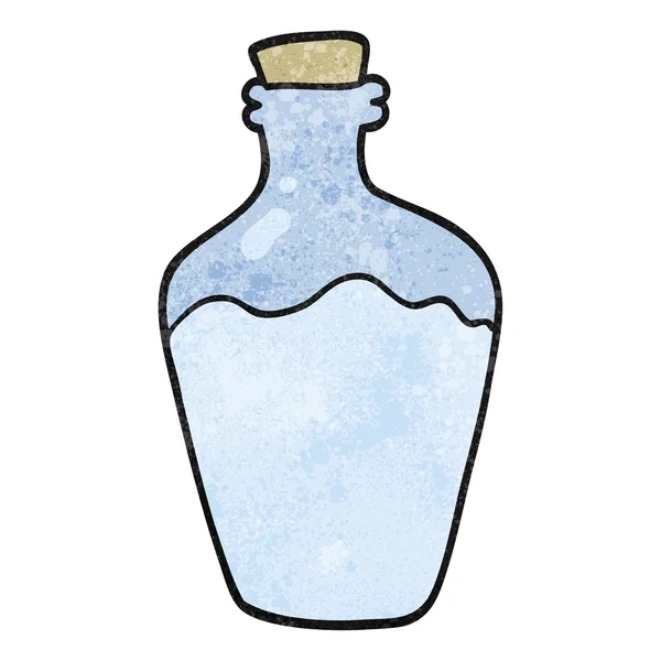 Botella de agua de dibujos animados texturizados — Archivo Imágenes Vectoriales