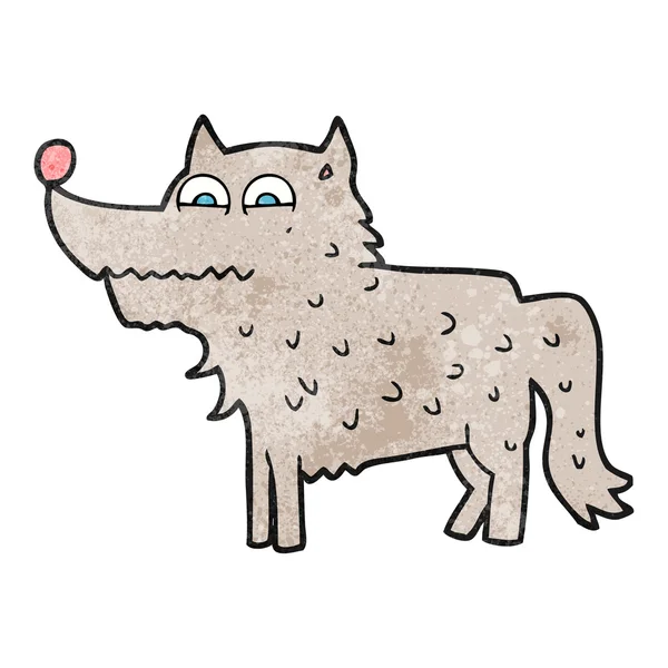 Texturizado perro de dibujos animados — Vector de stock