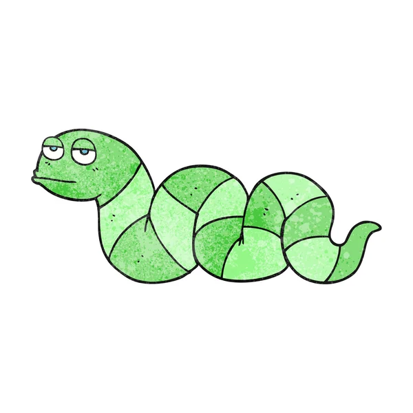 Textura dibujos animados aburrido serpiente — Vector de stock