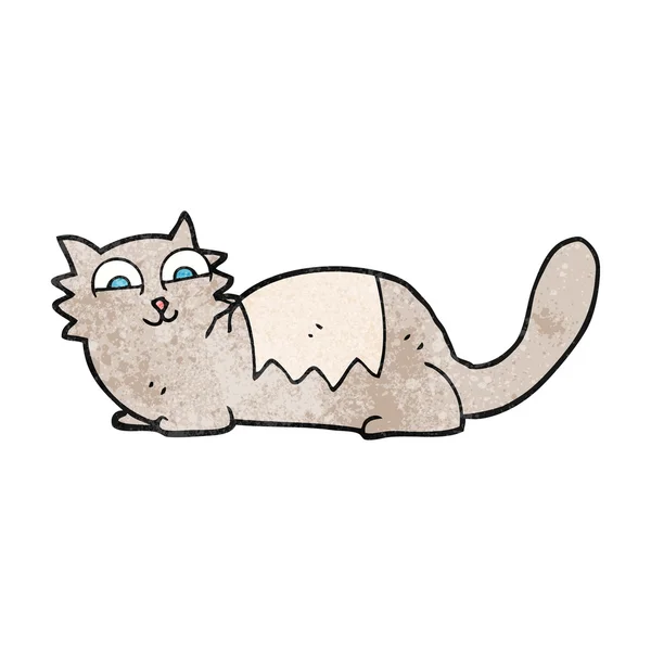 纹理卡通猫 — 图库矢量图片