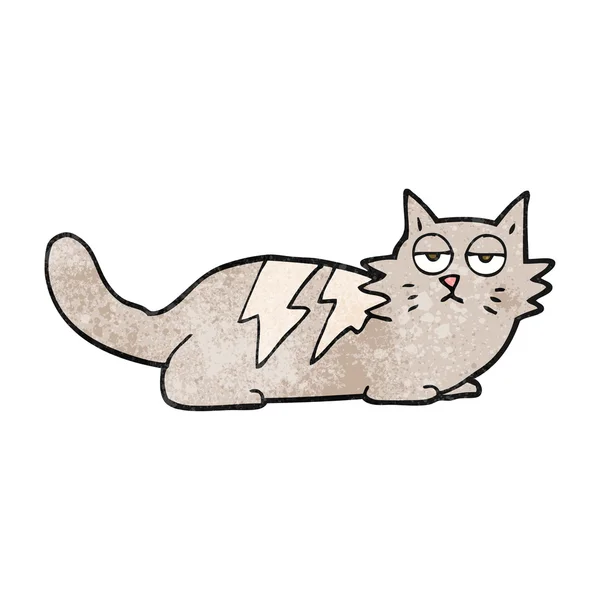 Textuur cartoon kat — Stockvector