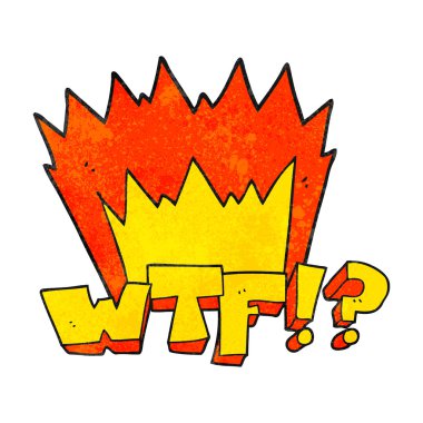 doku karikatür Wtf sembolü