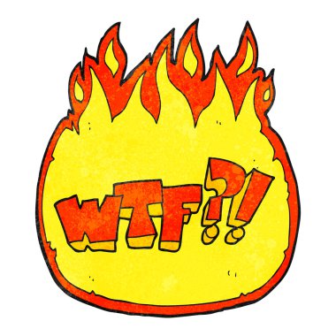 doku karikatür Wtf sembolü
