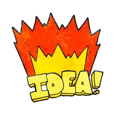 doku çizgi film fikir sembolü