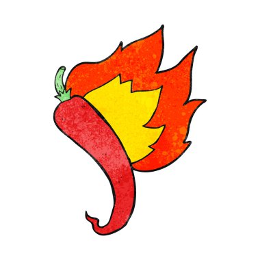 doku karikatür yanan sıcak biber biber