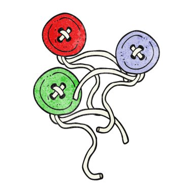 doku karikatür düğmeleri