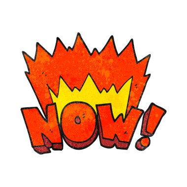 Şimdi doku karikatür sembolü