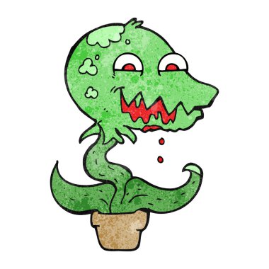 doku karikatür canavar bitki