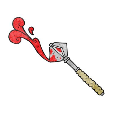 doku karikatür kanlı Ortaçağ topuz