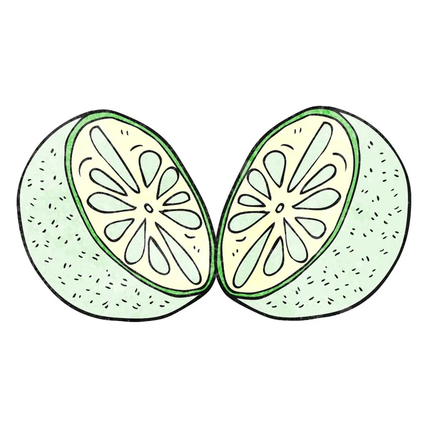 Textura dibujos animados medio melón — Vector de stock