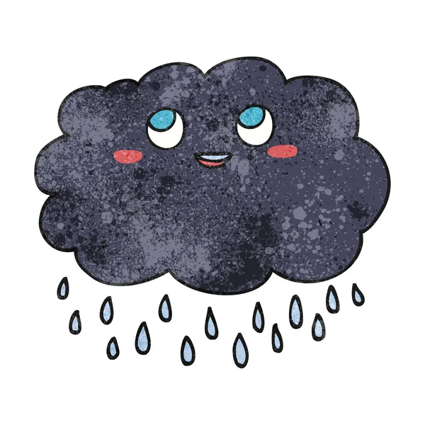 Textúra rajzfilm raincloud — Stock Vector