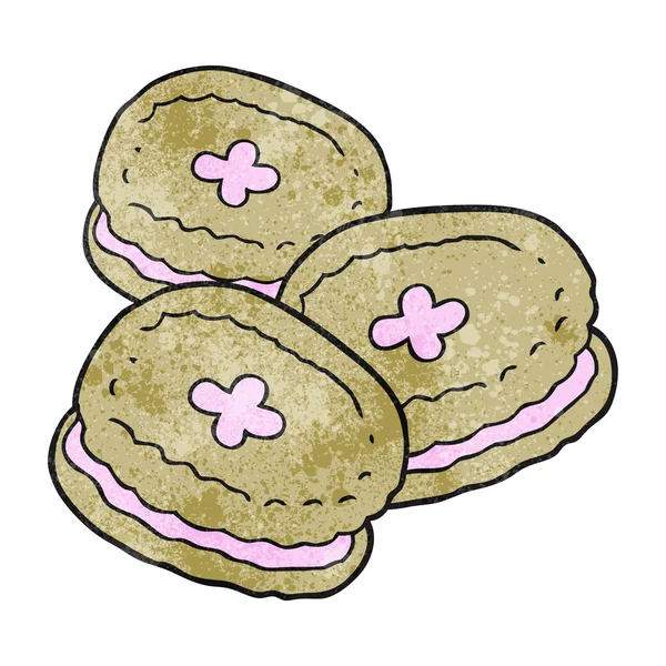 Texture biscuits de dessin animé — Image vectorielle