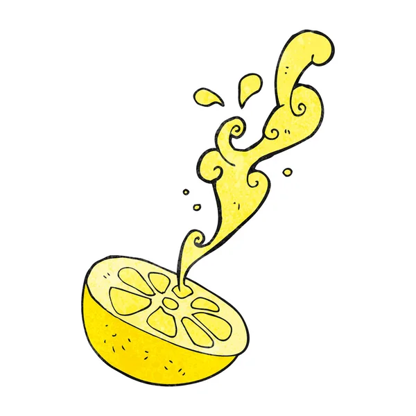Texture cartoon lemon — Stock Vector