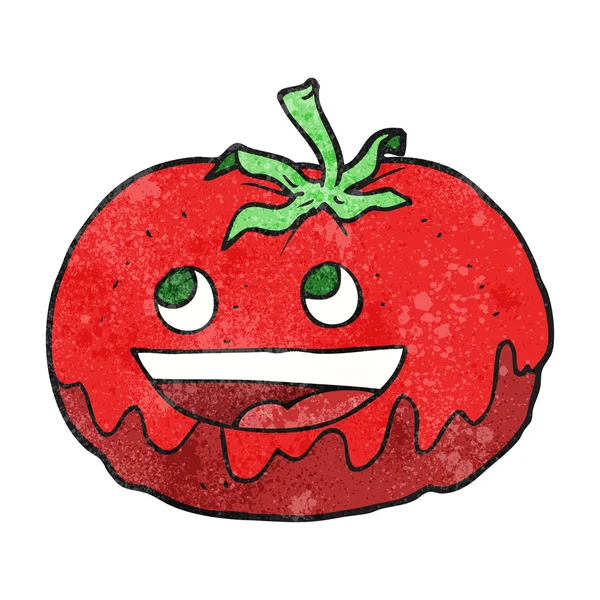 Textura desenho animado tomate — Vetor de Stock